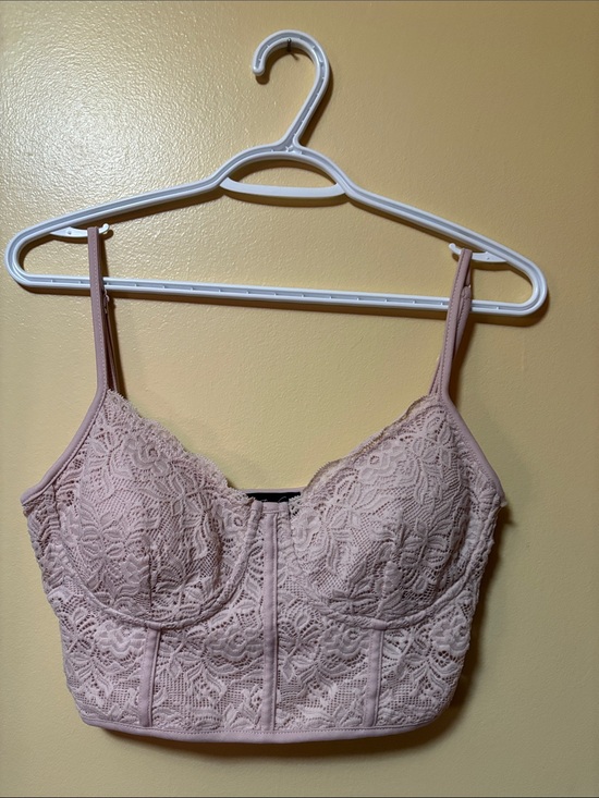 Streetwear Society Tops - Streetwear Society Blush Lace Longline Camisole